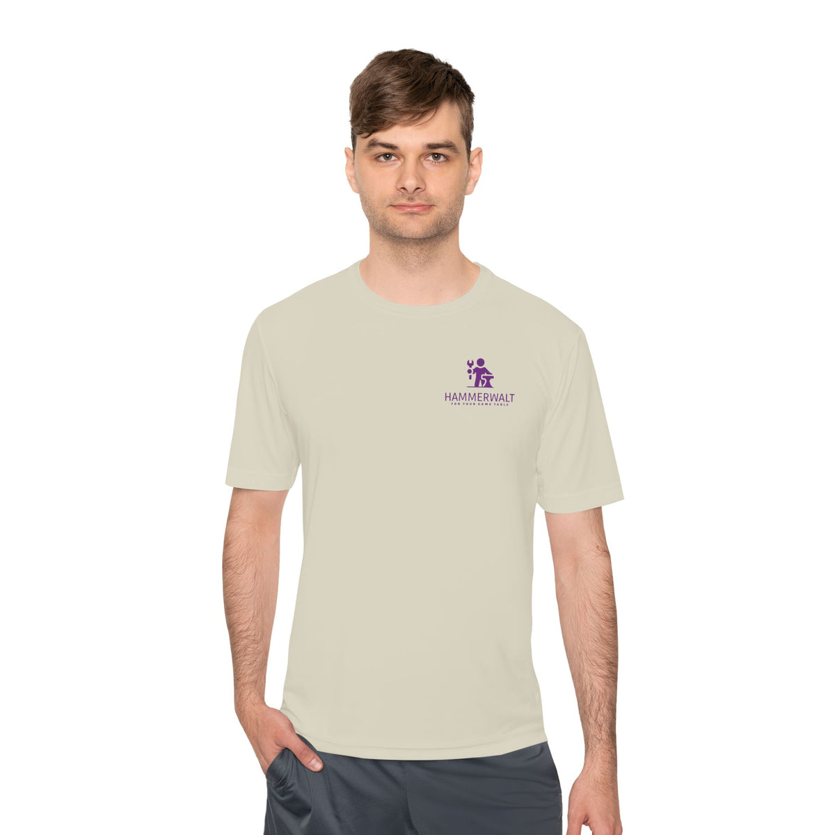 HammerWalt Logo T-shirt Moisture Wicking Tee | Tabletop Gaming Crew