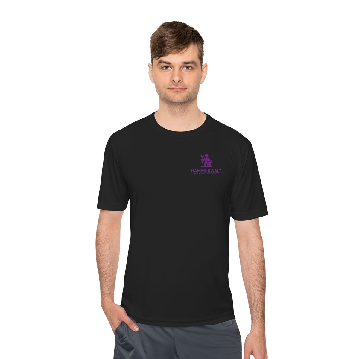 HammerWalt Logo T-shirt Moisture Wicking Tee | Tabletop Gaming Crew