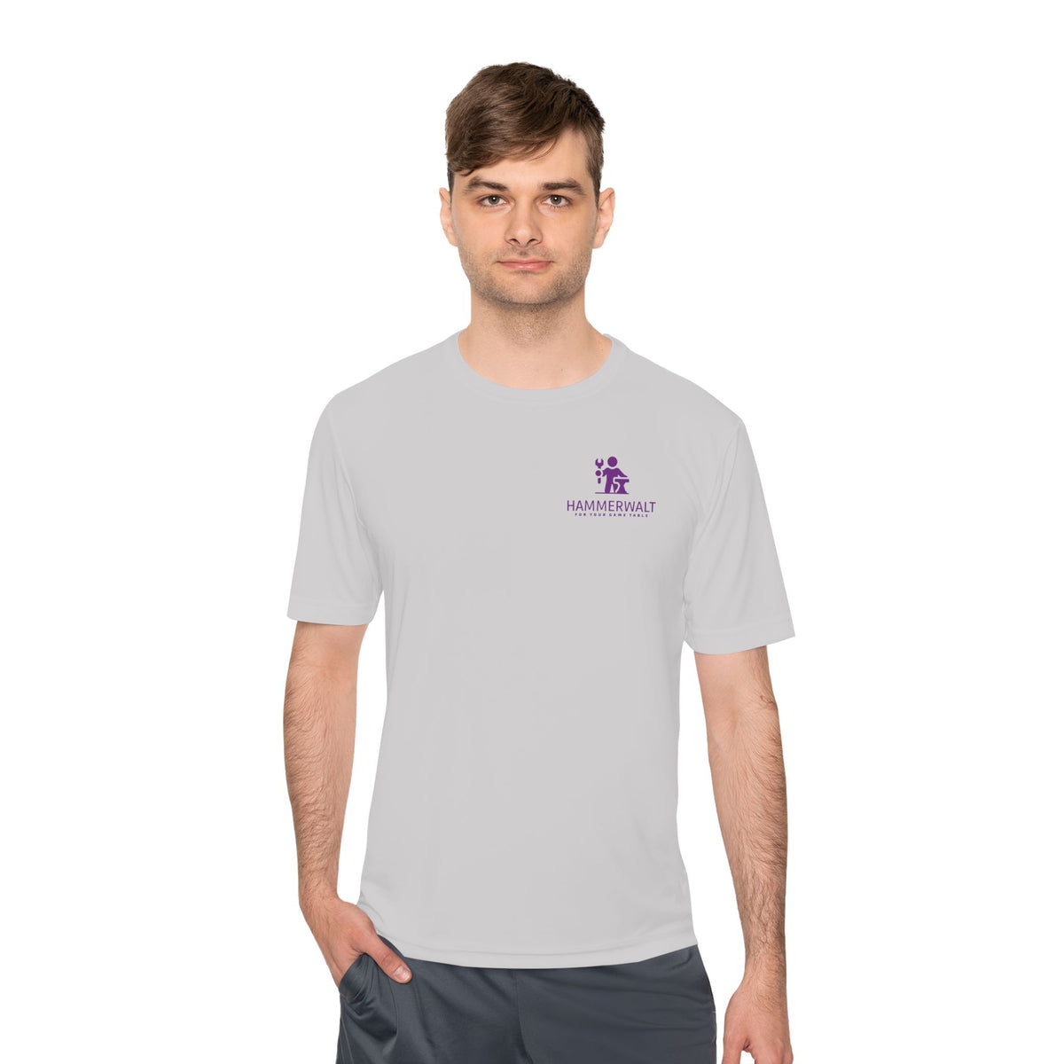 HammerWalt Logo T-shirt Moisture Wicking Tee | Tabletop Gaming Crew