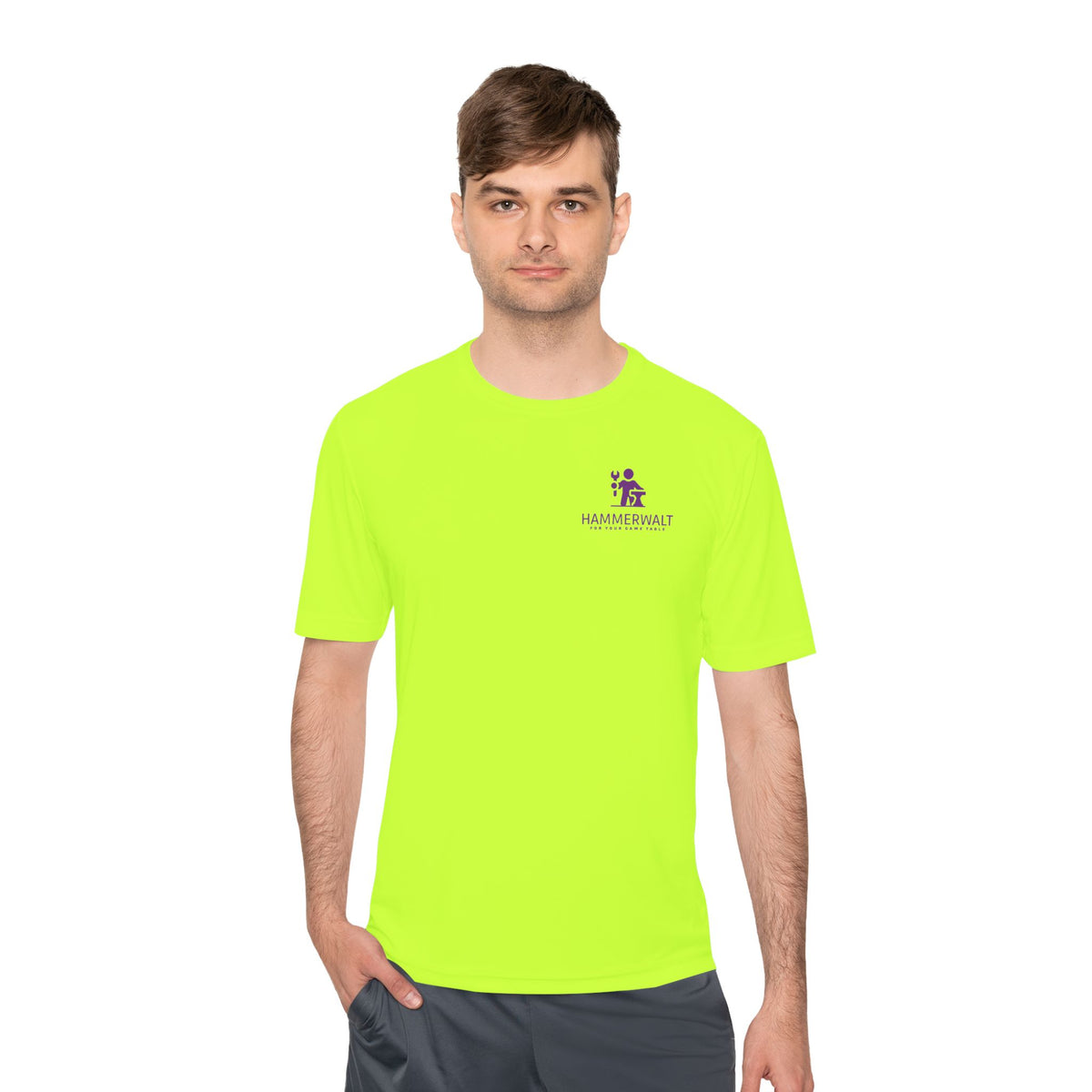 HammerWalt Logo T-shirt Moisture Wicking Tee | Tabletop Gaming Crew