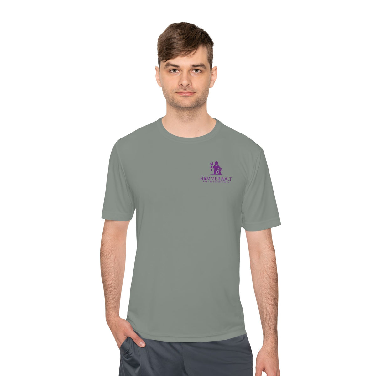 HammerWalt Logo T-shirt Moisture Wicking Tee | Tabletop Gaming Crew