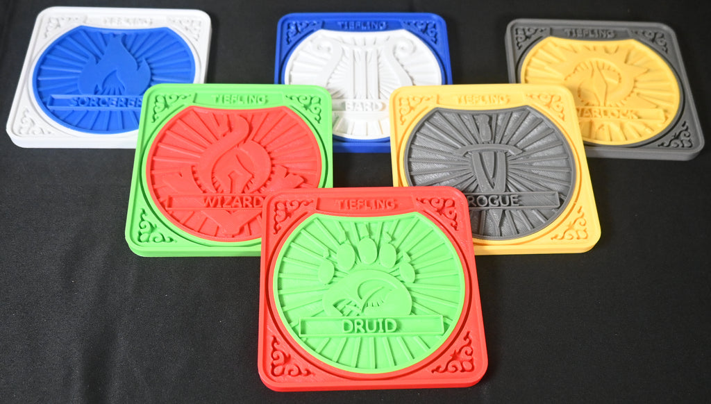 Tiefling D&D Character Coster Combo